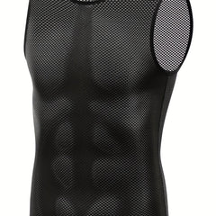 Men's Mesh Cycling Tank Top Quick Dry Sleeveless Shirt