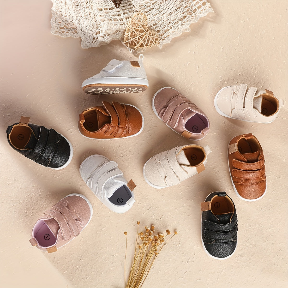 Baby Girls Lightweight Non Slip Sneakers