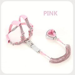 Toddler Harness Leash with Safety Key Lock Wristband
