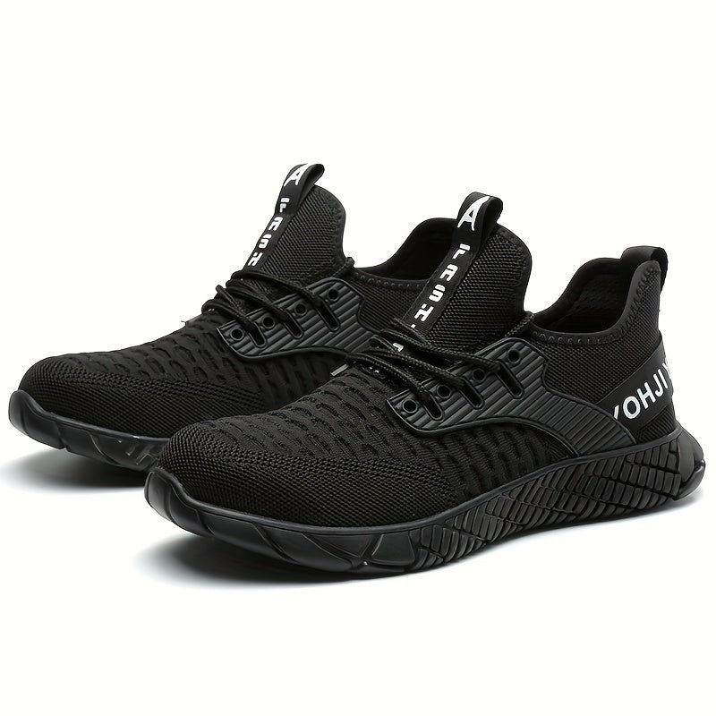Men's Steel Toe Anti Smashing Work Safety Shoes