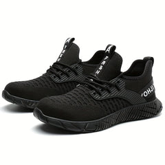 Men's Steel Toe Anti Smashing Work Safety Shoes