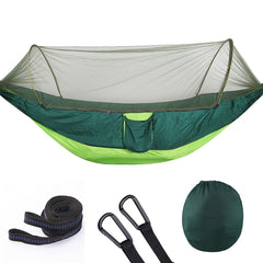 Double Camping Hammock With Mosquito Net Ultralight Nylon Parachute Hammocks