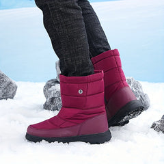 Non slip Zipper Hiking Boots Warm Snow Boots Women's Footwear