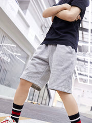 Boys Solid Quick drying Shorts For Summer Outdoor