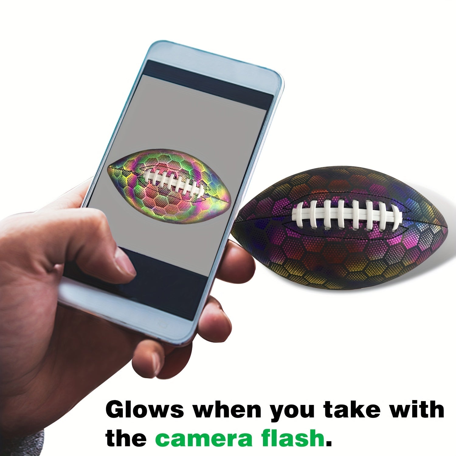 Reflective Fish Scale Size 3 Football