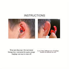 Silicone Diving Earplugs with Rope Waterproof Earplugs