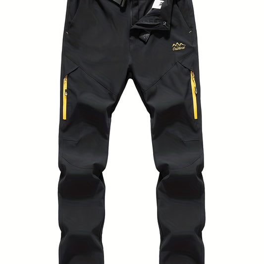 Men's Quick Dry Trousers Elastic Waist Active Pants