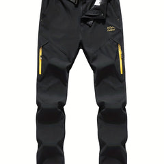 Men's Quick Dry Trousers Elastic Waist Active Pants