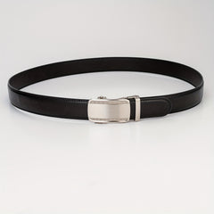 Men's PU Leather Belt Automatic Buckle Business Waist Strap
