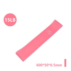 Silicone Yoga Tension Band for Fitness, Resistance Ring with Squat Hip Elastic