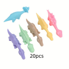 Soft Rubber Dinosaur Finger Slingshot Toy