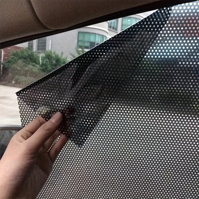 2pcs Car Side Window Sunshades Static Cling Films Stickers Sun Shade UV Rays