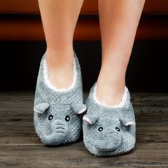Elephant Slippers Plush Lined Shoes Comfort Indoor Home Slippers