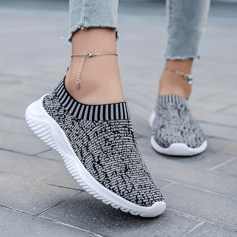 Women's Knit Sock Shoes Slip On Low Top Sports Shoes