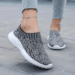 Women's Knit Sock Shoes Slip On Low Top Sports Shoes