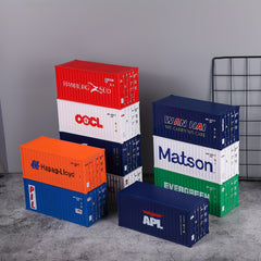 Industrial Style Desktop Storage Box Cabinet Model