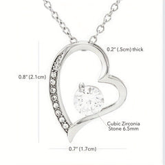 Mom Necklace To My Mom Heart Necklace Mother Gift Accessories Jewelry