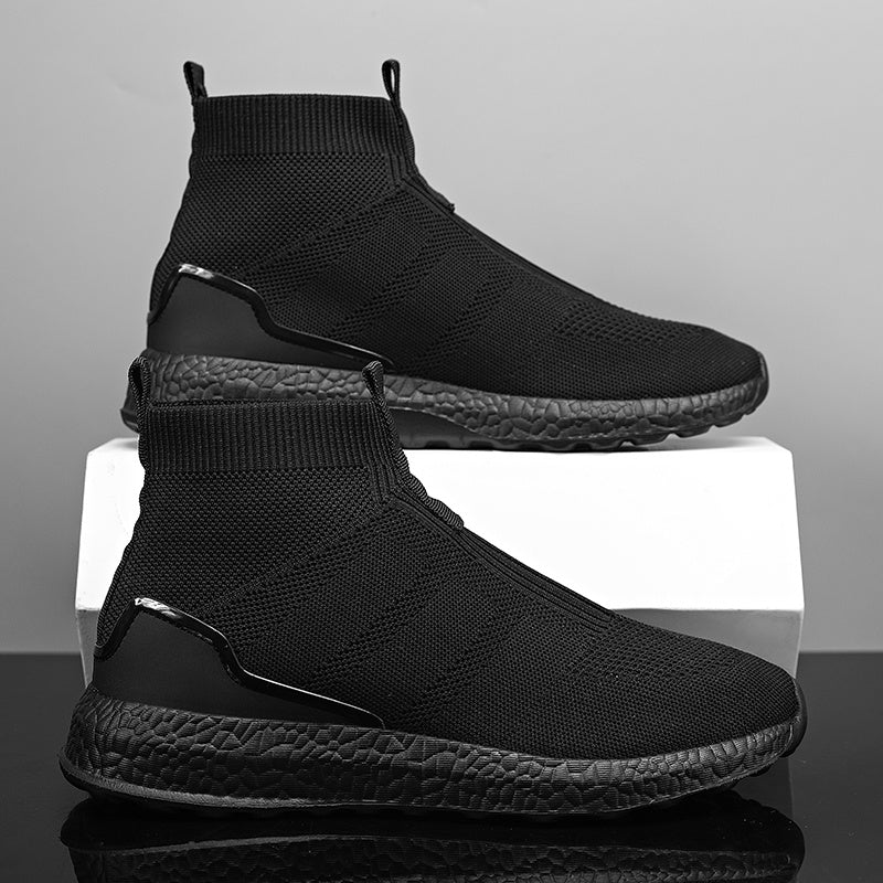 Men's Sporty High Top Socks Shoes Casual Sneakers