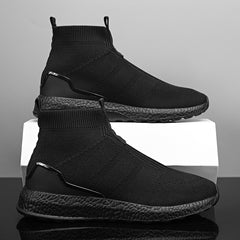 Men's Sporty High Top Socks Shoes Casual Sneakers