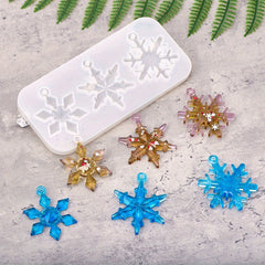 Christmas Snowflake Silicone Mold for DIY Pendant