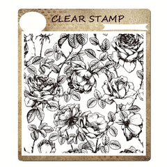 Flower Background Plate Stamps Stencils DIY Scrapbook Decorative Craft Embossing
