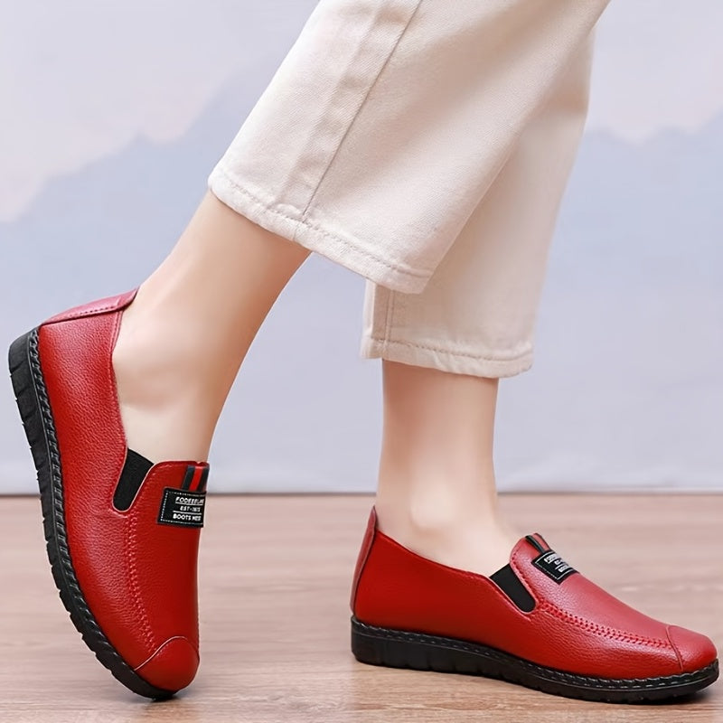 Women's Waterproof Slip On Loafers Soft Sole Lightweight Shoes