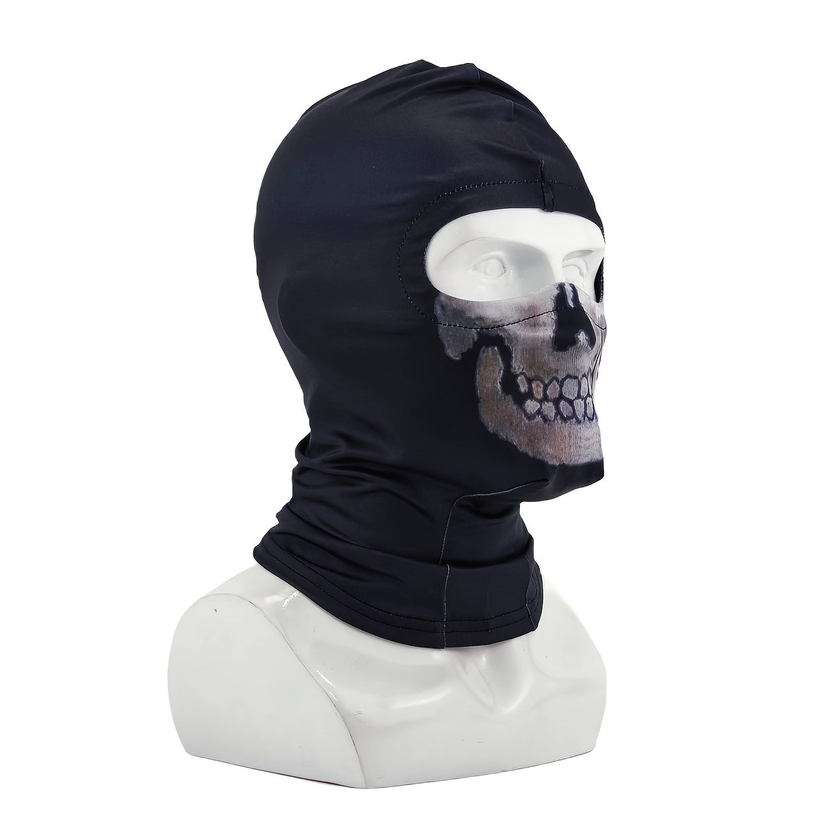 Ghost Skull Mask Balaclava Halloween Costume Face Cover Neck Gaiter