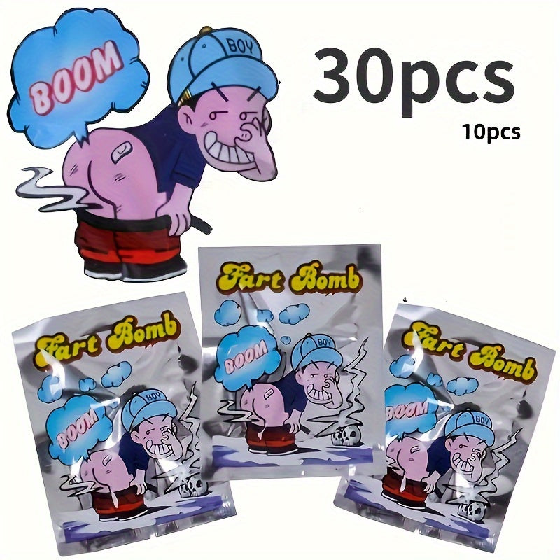 30pcs Stench Fart Bag Prank Fart Bag Colorful Sachet Novelty Toys