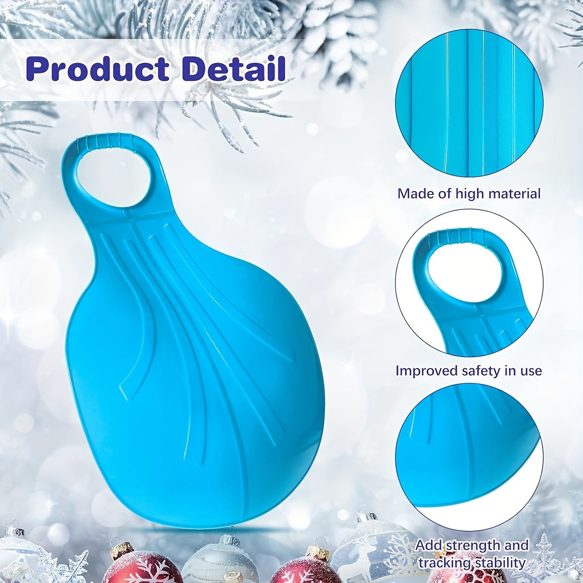 Portable Ski Pad Grass Slide Pad for Winter Party Outdoor Play
