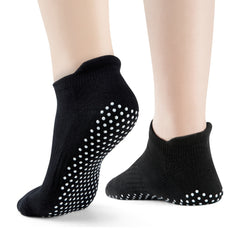 Women's Non-slip Yoga Pilates Socks Elastic Low Cut Dance Training Socks