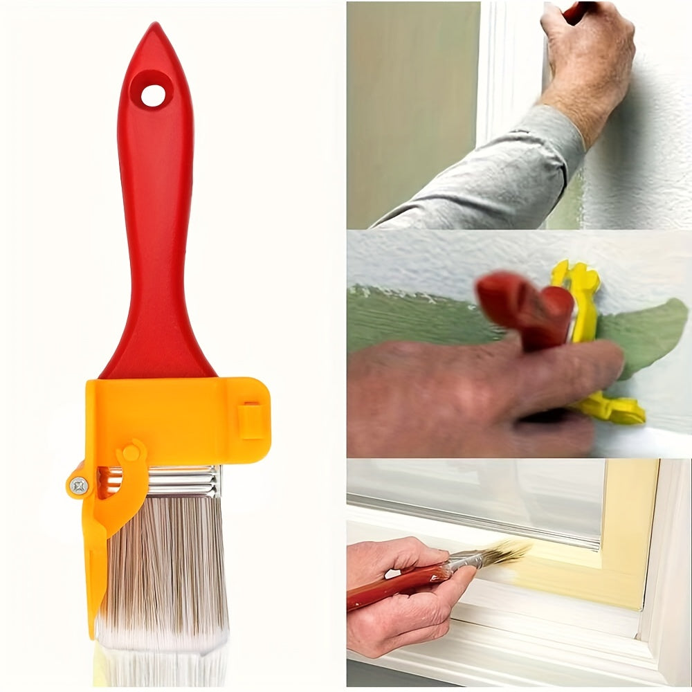 1pc Edger Paint Brush Durable Easy To Clean Wooden Handle DIY Tool