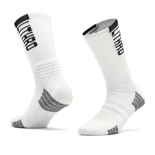 Men's Mid Crew Sport Socks - Sweat Absorbing and Comfy