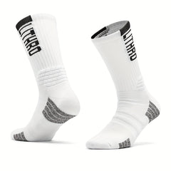 Men's Mid Crew Sport Socks - Sweat Absorbing and Comfy