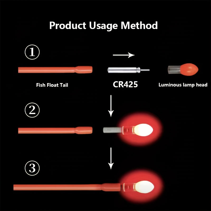 LED Luminous Float Light Stick for Night Fishing