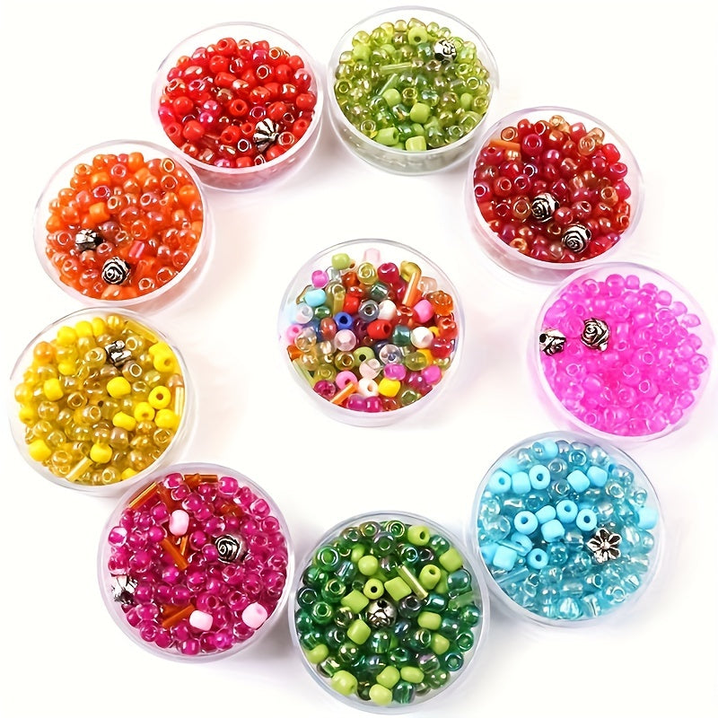 DIY Charm Bracelet Making Kit Beading Woven Bracelet Set