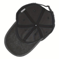 Fashionable Embroidered Motorcycle Cap Retro Baseball Sunshade Bucket