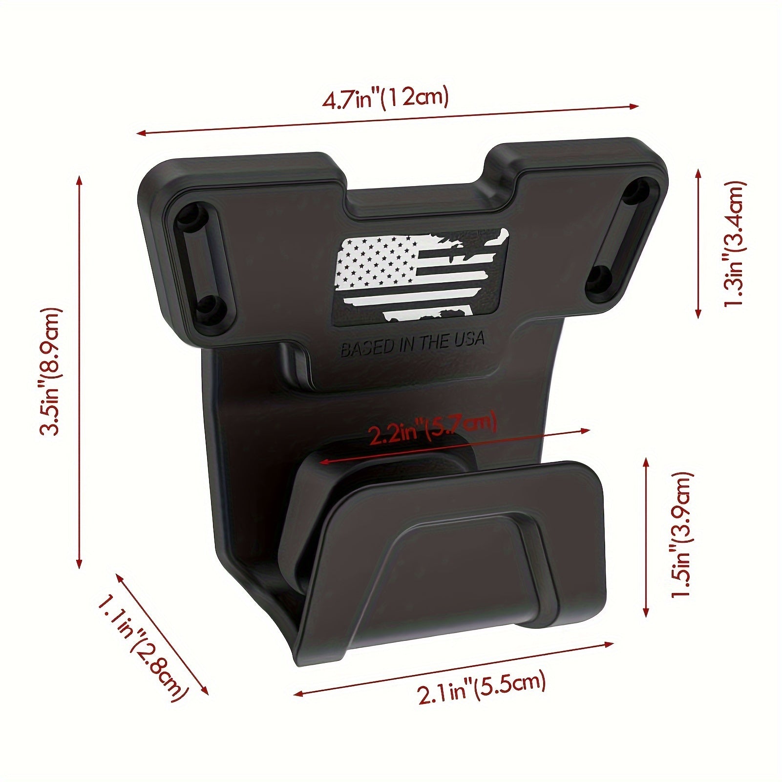 Concealed Magnet Mount with Safety Trigger Guard Protection