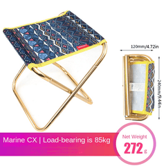 7075 Aluminum Folding Chair for Camping and Fishing