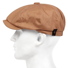 Men's Sand Washed Newsboy Hat Beret