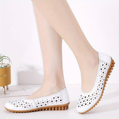 Women's Hollow Out Flat Shoes Slip-On Loafers Outdoor Flats