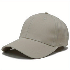 Solid Ponytail Baseball Cap Adjustable Back Buckle Outdoor