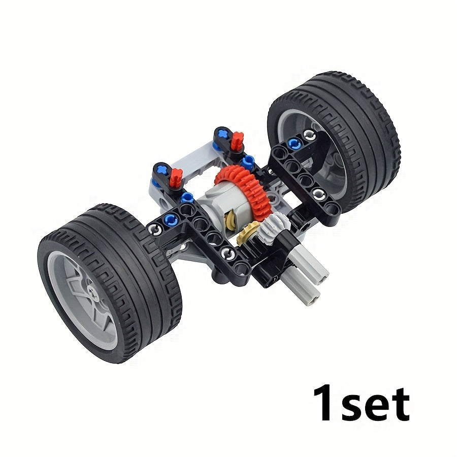High Tech Gear Wheels Building Blocks Set