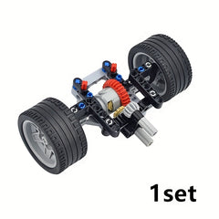 High Tech Gear Wheels Building Blocks Set