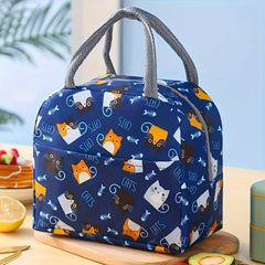 Cartoon Insulated Bag for Teens and School Workers