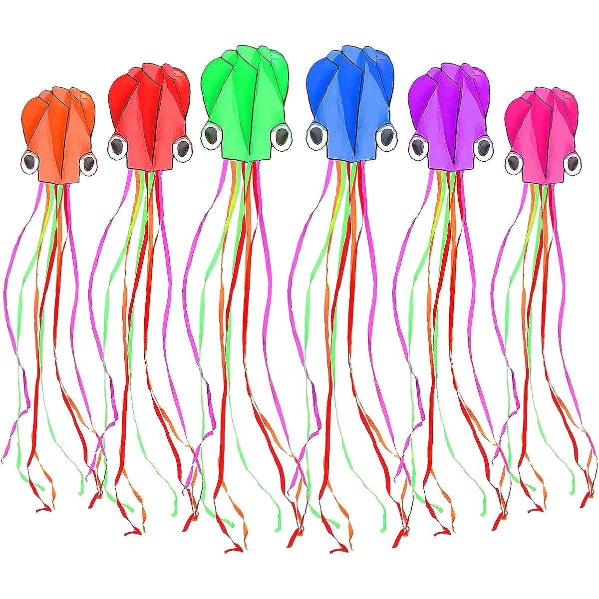 Creative Octopus Kite With Long Tail for Outdoor Fun