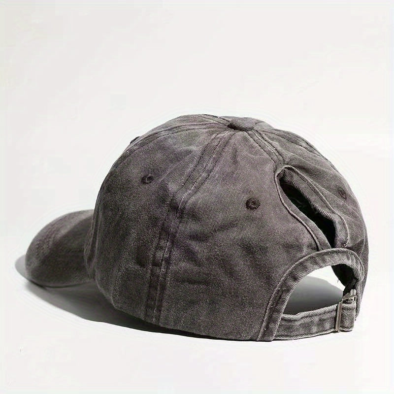 High Ponytail Sun Protection Hat Topless Baseball Cap