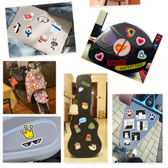 50pcs Christmas Style Party Decoration Stickers Waterproof Stickers