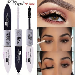 Double Ended & 3D Fiber Mascara Waterproof Lengthening & Volumizing