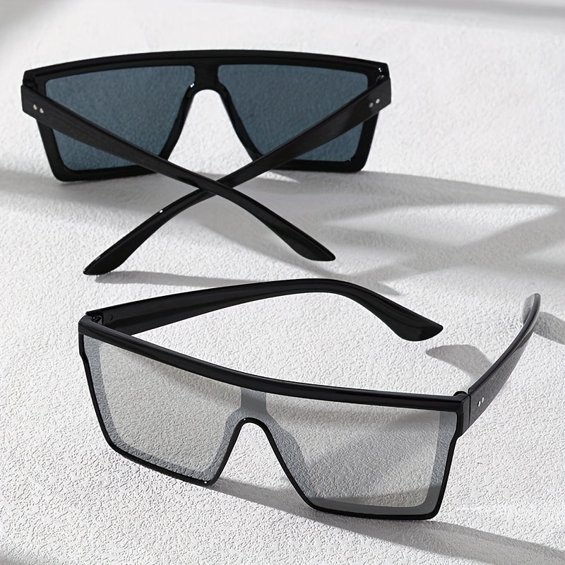 2 Pairs Men's Large Sunglasses Vintage PC Eyewear