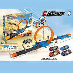 Wind & Fire Wheel Double Ejection Racing Track Car Toy